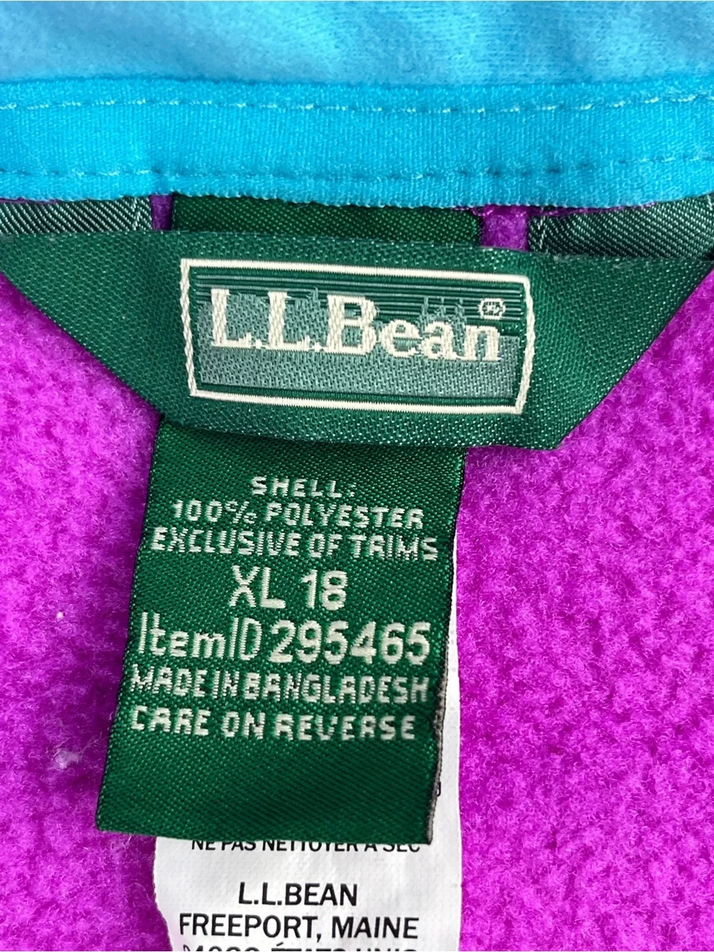 L.L. Bean bean full